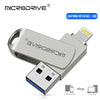 USB Flash Drive for iphone 7/7Plus/8/X/11 Usb/Otg/Lightning 128GB 64GB Pen Drive For iOS External Storage Devices