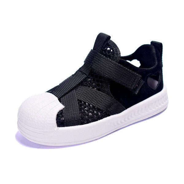 2021 New Summer Kids Sandals Cut-outs Breathable Girls Boys Sandals Rubber Sole Children Outdoor Sneakers Little Baby Shoes