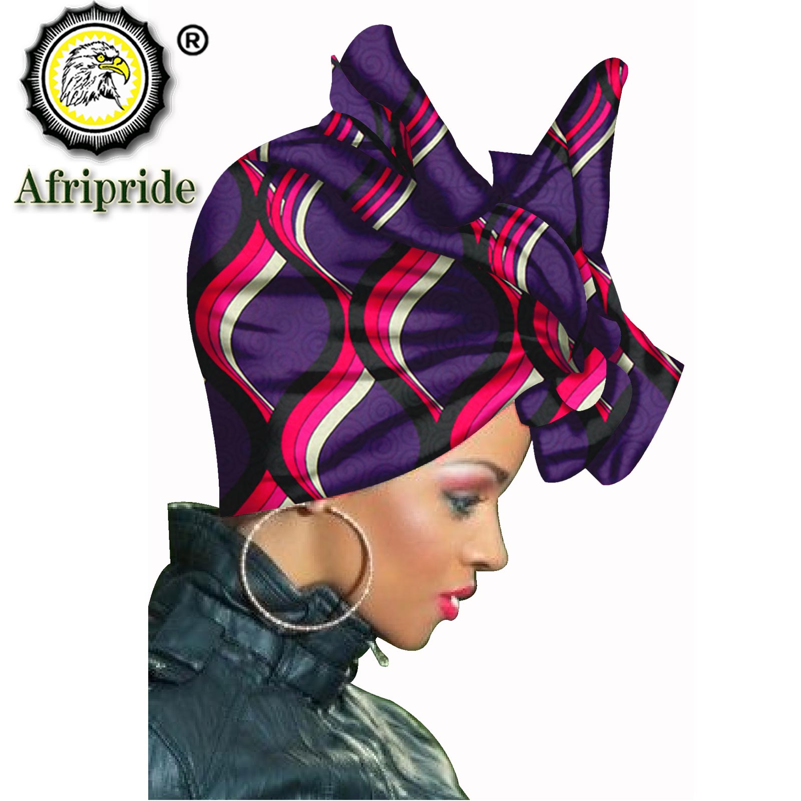 African Headscarf for Women Print Traditional Headtie Headscarf Turban Cotton Wax Scarf Shawls Women African Head Wrap S20H001