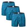 3pack Classic prited Boxers Cotton Mens Underwear Trunks Woven Homme Arrow Panties Boxer with Elastic Waistband Shorts Loose men