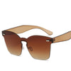Candy Color Cat Eye Sunglasses Women Clear Lens Big Frame Shades Acetate Eyewear Ladies One Piece Rivet Sexy Sun Glasses Female