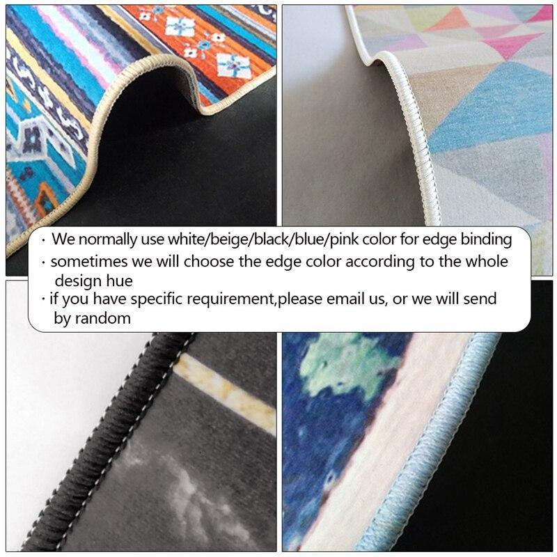 Nordic Style Carpets Gray Yellow Geometric Striped Area Rugs Living Room Sofa Non-Slip Floor Mats Kids Bedroom Play Tent Tapete - Surprise store