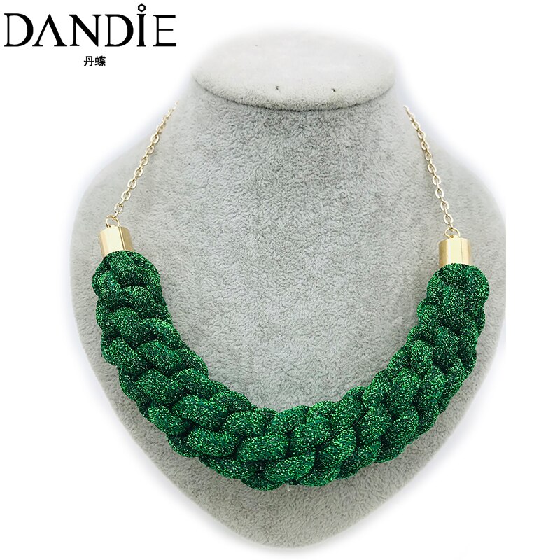 Dandie Fashionable cotton rope necklace, simple female accessories