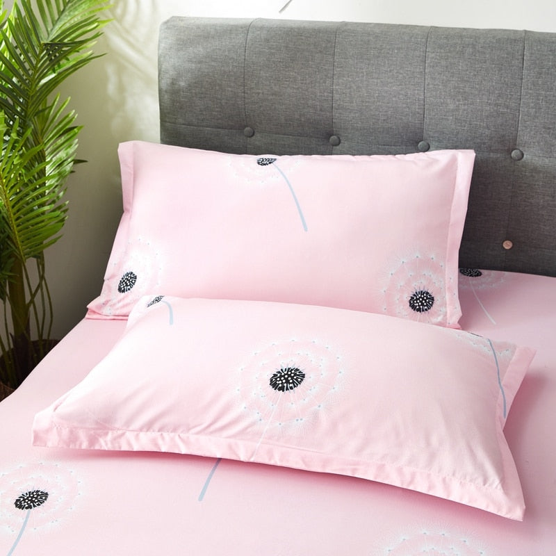 2 PC Aloe Vera Cotton Pillowcase 19 Printing Color Pillow Case Bedding 48X72CM Pillow Cover Dropshipping TXS