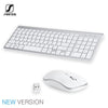 SeenDa 2.4G Wireless Silent Keyboard and Mouse Mini Multimedia Full-size Keyboard Mouse Combo Set For Notebook Laptop Desktop PC - Surprise store