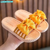 New Summer Girls Sandals Slides Kids Beach Sandals Pleated Ruffles Princess Sweet Kids Slippers for Bath Swimming Indoor Outdoor