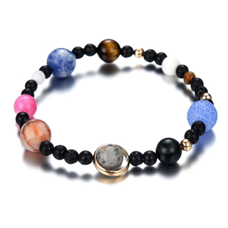 2021 Universe Solar System Bracelet for Women Men 7 Chakra Bracelets Jewelry Eight Planets Bracelet Gift for Her Gift for Him