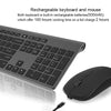 French Wireless Keyboard Mouse Set Rechargeable Mouse 2400DPI German/English/Italian/Spanish Keyboard Silent mouse for Laptop PC - Surprise store