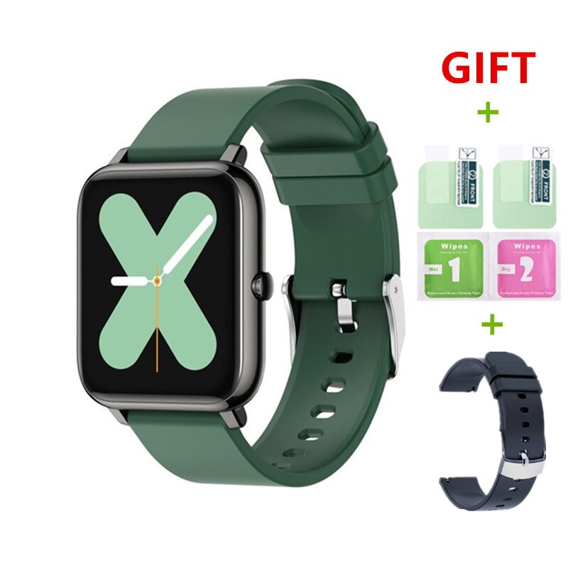2021 Smart Watch Men Women Waterproof Fitness Sports Watch Heart Rate Tracker Call/SMS Reminder Bluetooth Smartwatch Android iOS