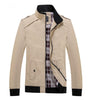 HCXY 2020 Men's Jackets with Epaulets Men Epaulet Jacket Coat 100% Cotton Coats Man Outwear Clothes Standing collar High quality - Surprise store