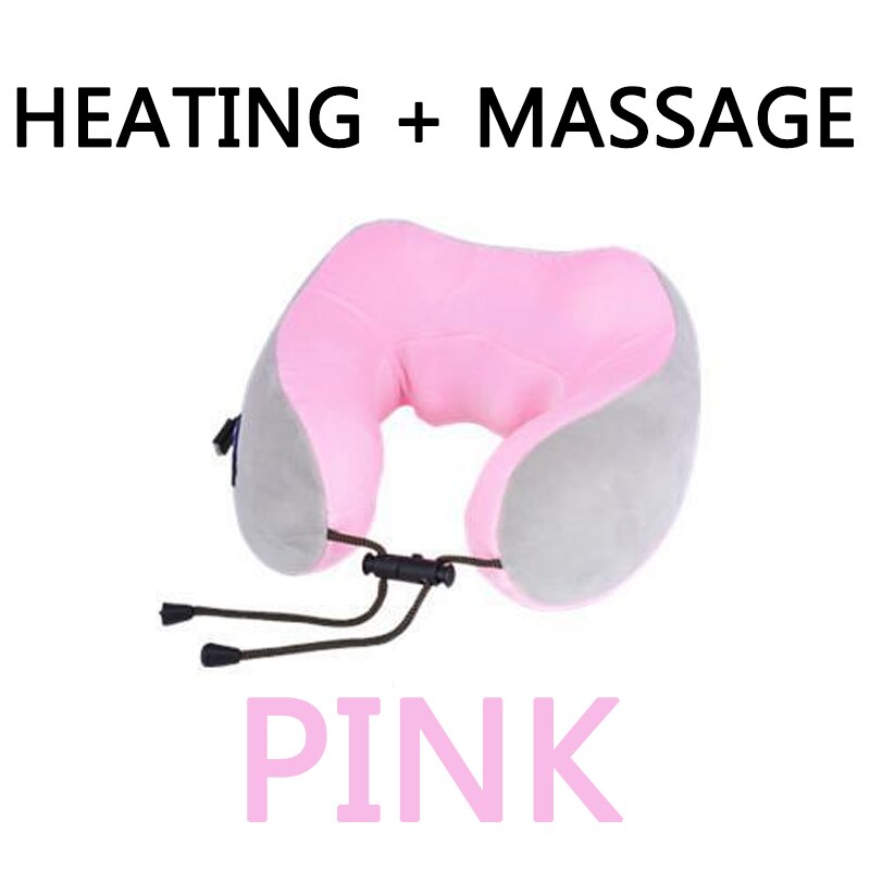 SB Massage U-Shaped Pillow Neck Pillow Multi-Function Shoulder and Cervical Vertebra Electric Outdoor pillow for airplane
