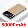 90000mAh Power Bank Portable Ultra-thin Phone Charger Digital Display 2 USB Outdoor Travel Powerbank for Xiaomi Samsung IPhone - Surprise store
