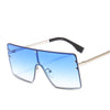 2020 Square Oversized Sunglasses Women Luxury Brand Sun Glasses Female Eyewear Plastic Frame Clear Lens UV400 Men Glasses Gafas - Surprise store