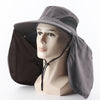 CAMOLAND 2 IN 1 Summer UPF50+ Sun Hats Women Mens Waterproof Fishing Hat With Neck Flap Hiking Cap Outdoor Bucket Hat