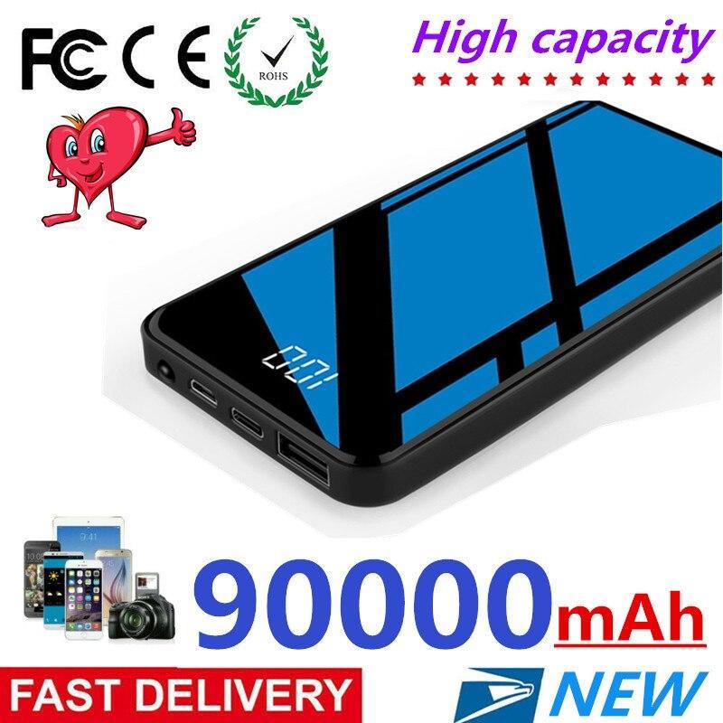 90000 mAh High Capacity Power Bank Mobile Phone Fast Charger Portable Travel Powerbank for Xiaomi Samsung IPhone Poverbank - Surprise store