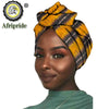 2020 African New Fashion Headwrap Women Cotton Wax Fabric Traditional Headtie Scarf Turban pure Cotton Wax AFRIPRIDE S001
