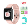 2021 Smart Watch Men Women Waterproof Fitness Sports Watch Heart Rate Tracker Call/SMS Reminder Bluetooth Smartwatch Android iOS