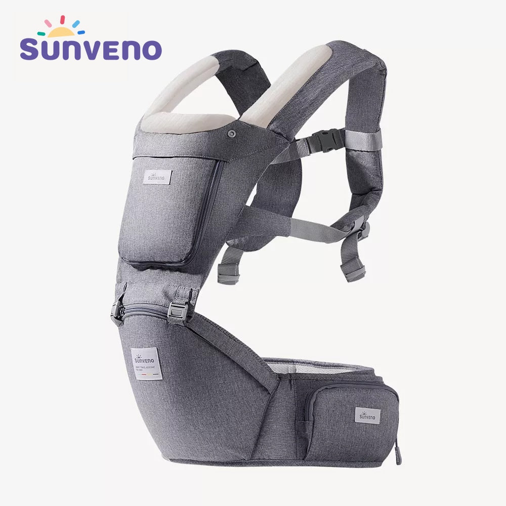 Sunveno Baby Carrier Infant Hip Seat Carrier Bebe Kangaroo Sling for Newborns Backpack Carrier Baby Travel Activity Gear