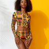 african couples clothes swimwear Sexy african printed women and men Swimsuit Female Sunscreen swimsuit beach sexy swimwear