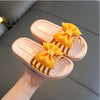 New Summer Girls Sandals Slides Kids Beach Sandals Pleated Ruffles Princess Sweet Kids Slippers for Bath Swimming Indoor Outdoor