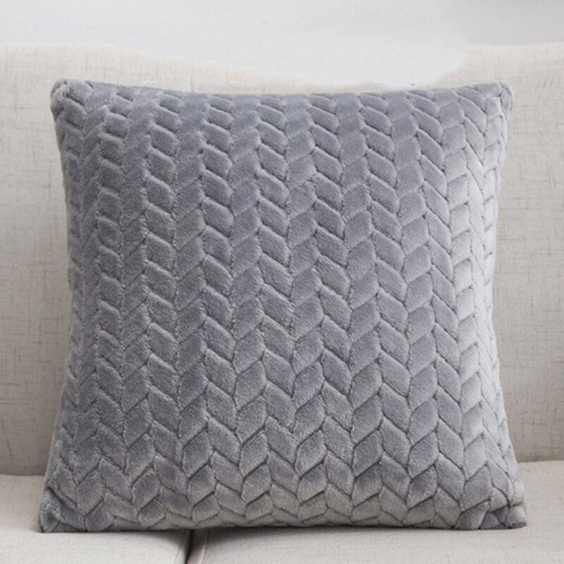 Fashion Feather Fur Decorative Cushion Cover Home Plush Pillow Case Bed Room Pillowcases Decoration Sofa Throw Pillow covers