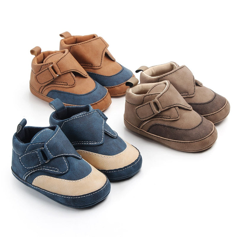Newborn Baby Boys Shoes Soft Sole Antiskid Infant Shoes For Boy Baby Sneaker Shoes Baby Moccasins Firstwalkers F199