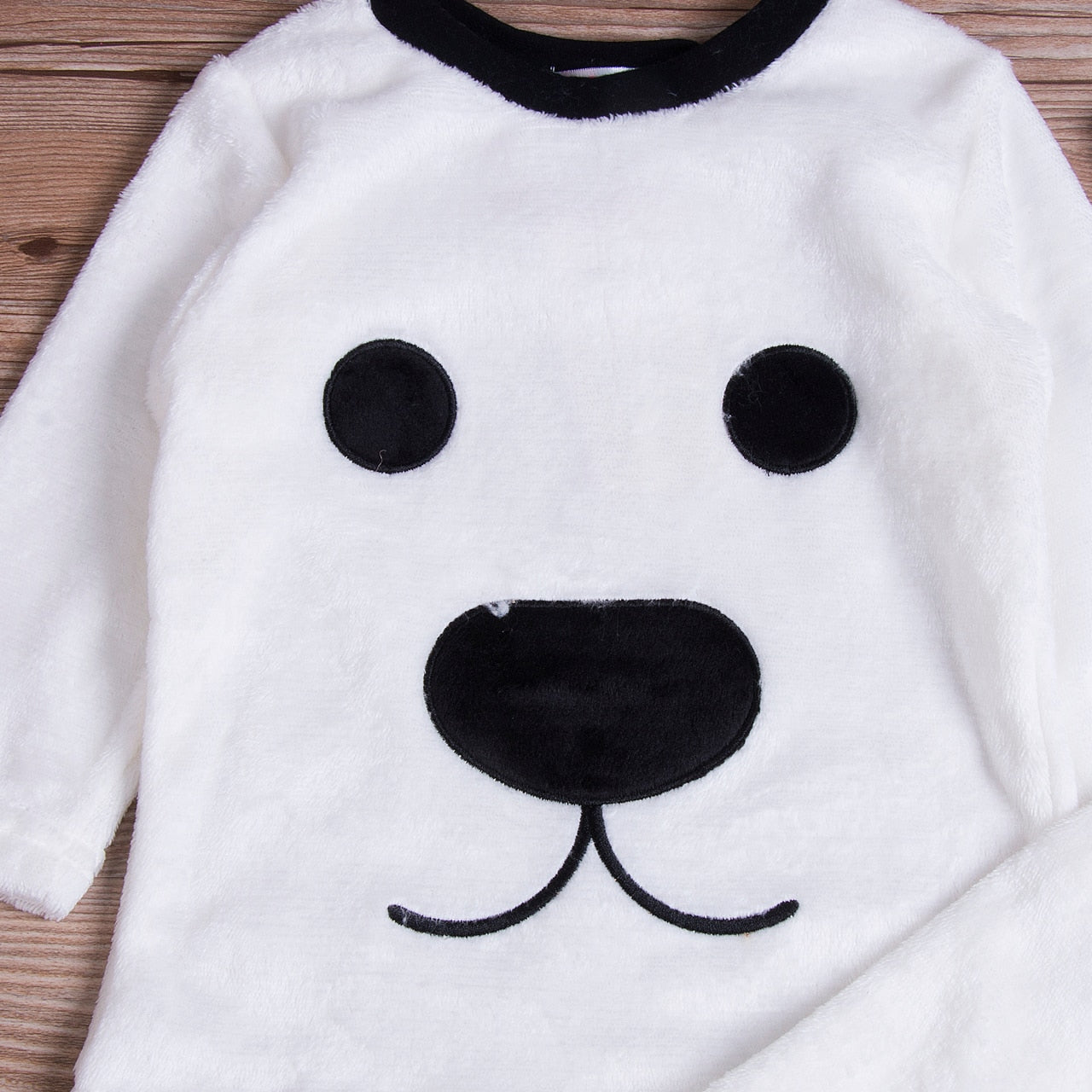 New 3 pieces Newborn Long Sleeve Fleece Bear Top Pant and Hat Set For Baby Boy Warm Winter Kids Clothes