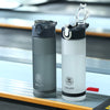850ml/550ml Portable Tritan Material Water Bottle With Straw Outdoor Sport Fitness Drinking Bottles Sports Shaker Plastic Bottle