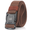 Elastic Men Belt Alloy Magnetic Buckle Outdoor Working Tactical Belt For Jeans Pants Casual Stretch Overalls Male Waist Belt New