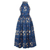 MD Plus Size Sleeveless Dress 2021 New African Clothes Ankara Dashiki Print Dress Fashion Party Dresses for Women Robe Africaine