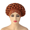 2021 Muslim Latest Shinning Sequins Headties Turban Cap for Women Ready To Wear Head Wraps African Auto Geles Headtie Bonnet