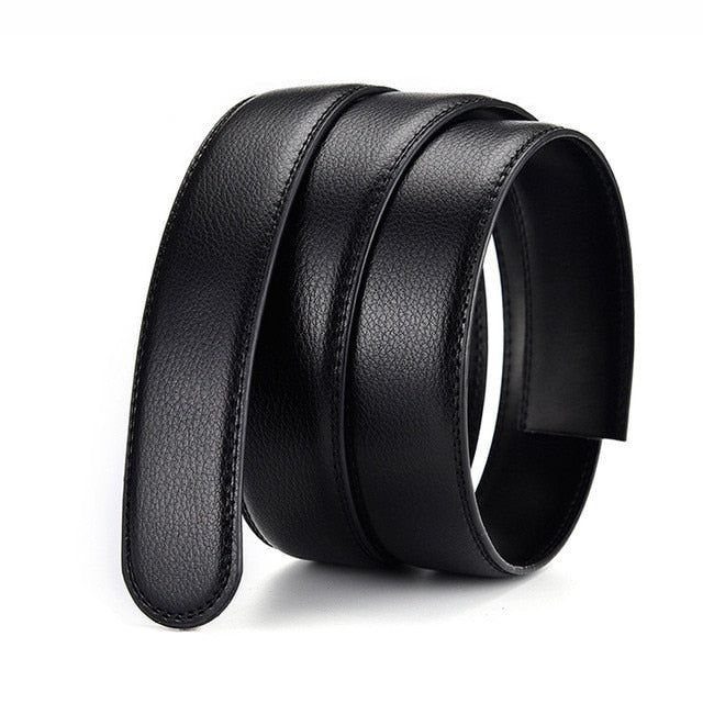 JIFANPAUL genuine leather men's simple belt fashion designer business new belt Jaguar pattern decorative alloy automatic buckle