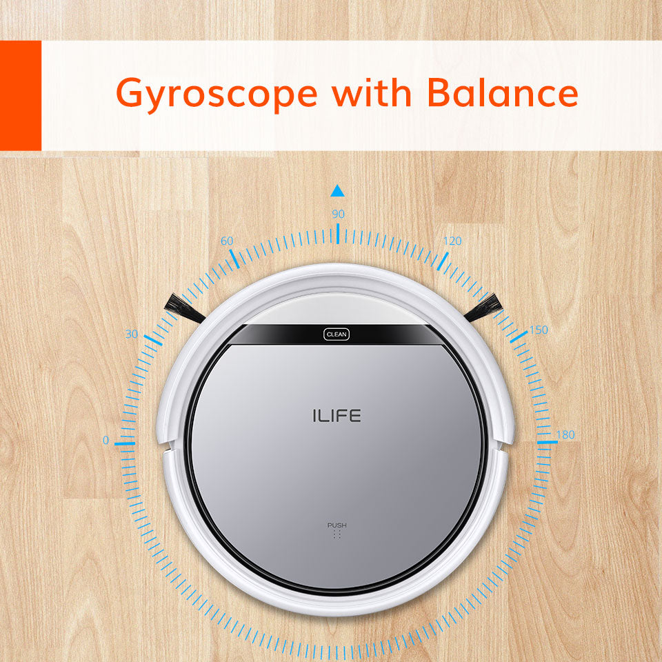 ILIFE V60 Pro Robot Vacuum Cleaner Sweep Wet Mopping Cleaning Appliances Hard Floor automatic Suction Ultra Thin,electric litter