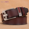 Men Belt Genuine Leather Luxury High Quality Plus Large Size 130 140 150cm Business Pin Buckle Belt Men's Jeans Accessories Man