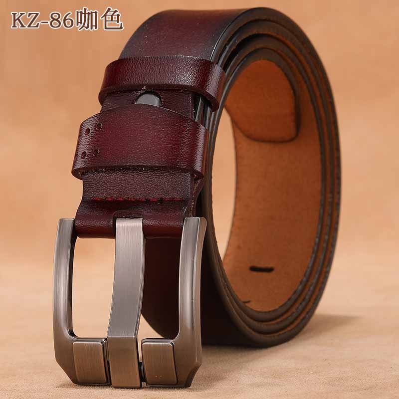 Men Belt Genuine Leather Luxury High Quality Plus Large Size 130 140 150cm Business Pin Buckle Belt Men's Jeans Accessories Man