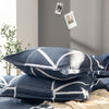 Nordic Geometric Stripe Duvet Cover Simple Bedding Sets Bed Linen Set Blue Red Single Double Queen King Size No Bed Sheet Quilt