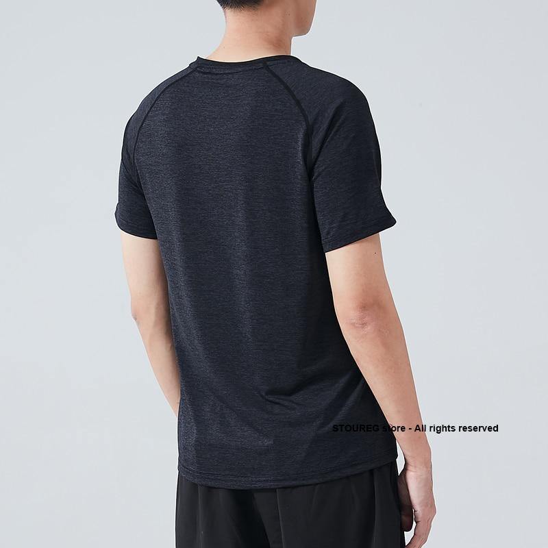 Men's Running T-Shirts, Quick Dry Compression Sport T-Shirts, Fitness Gym Running Shirts, Soccer Shirts Men's Jersey Sportswear - Surprise store