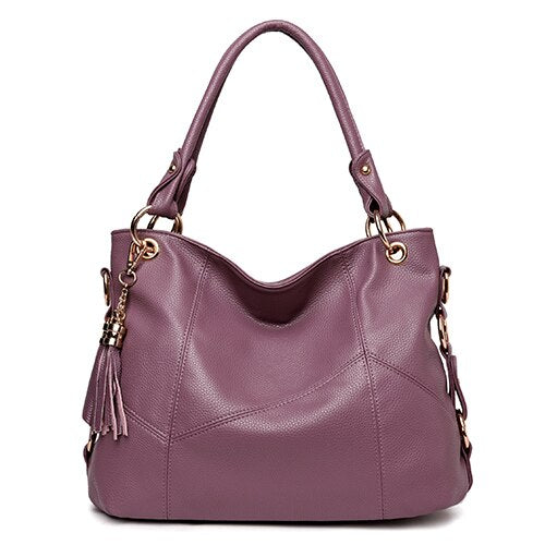 Women Leather Handbags Women Messenger Bags Female Crossbody Bags Ladies Designer Shoulder Bag Top-handle Bag Vintage Retro Tote