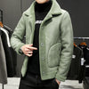 Men winter keep warm Woolen  Coats Men's granular woollen cloth Double sided Woolen Jackets Plus size S-4XL