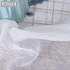 TONGDI White Tulle Embroidery Curtain Elegant Leaves Floral Tree Transparent Decoration For Kitchen Parlour Living Room Bedroom