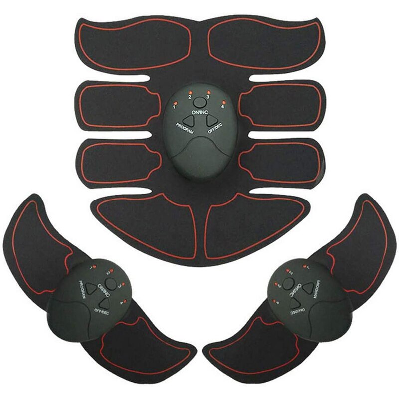 ABS Stimulator Electric Muscle Stimulator EMS Wireless Buttocks Hip Trainer Toner Abdominal Fitness Home Gym Body Slimming