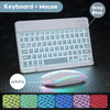 For iPad Tablet Keyboard With Backlit Teclado Wireless Bluetooth Keyboard and Mouse For Android Windows iOS Tablet Phone Laptop