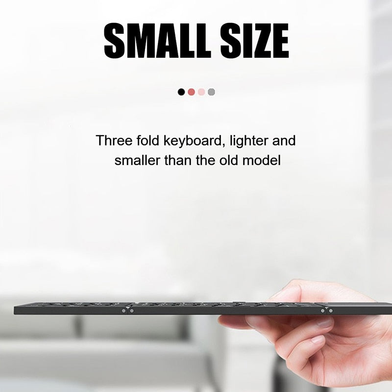 Mini folding keyboard Touchpad Bluetooth 3.0 Foldable Wireless Keypad for Windows,Android,ios Tablet ipad Phone