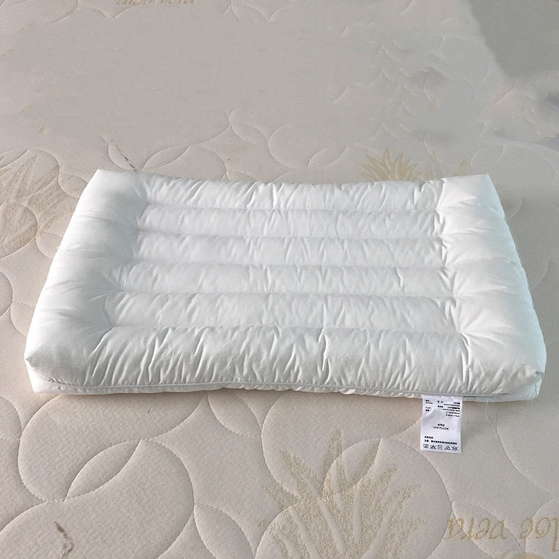 SB Pillow Chinese Natural Silk Single Pillow 100% Orthopedic Neck Pillows Hotel Cotton Pillow for Health Sleeping Home Use