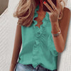 3XL Summer Short Sleeve Printed Blouse Shirt Women Sexy Ruffle V-Neck Shirts Pullover Elegant Office Lady Blusa Tops Streetwear - Surprise store