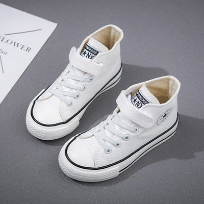 Children Canvas Shoes Girls Sneakers 2021 New Autumn Breathable Kids Shoes for Boys High Quality Student Casual Sneakers Zapatos