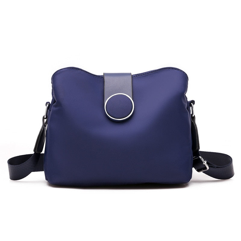 Vintage Nylon Waterproof Shoulder Bag Women Wild Crossbody Bag Simple Messenger Bag Daily Female Handbag Travel Lady Purse Bolso