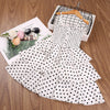 Girls Dresses 2021 Summer Polka Dots Princess Dress Elegant Female Kids Cake Dress Teens Girls 3-10 Years Children Clothes Party