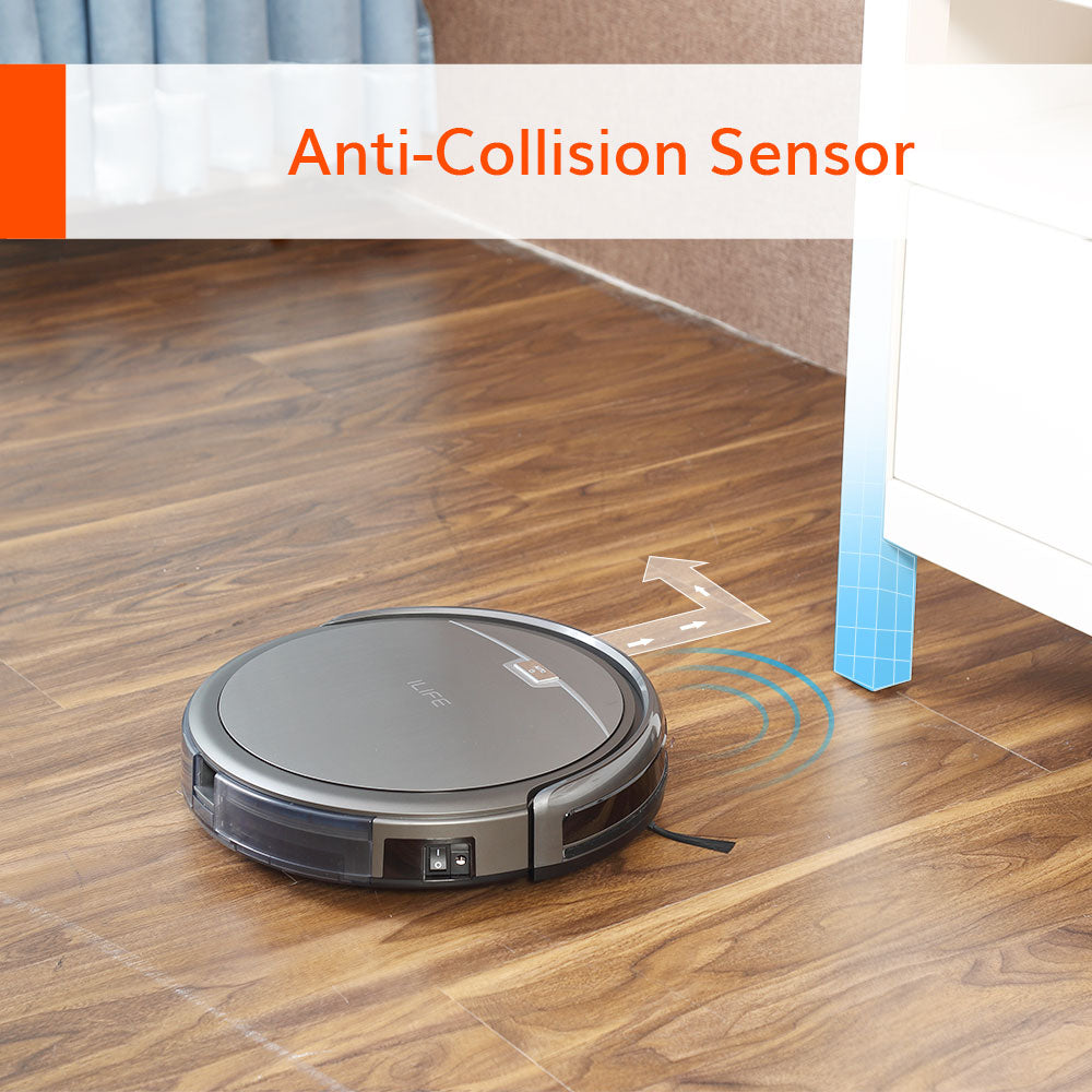 ILIFE A4s Robot Vacuum Cleaner , Carpet & Hard Floor Large Dustbin Miniroom Function Auto Recharge Household cleaning tools