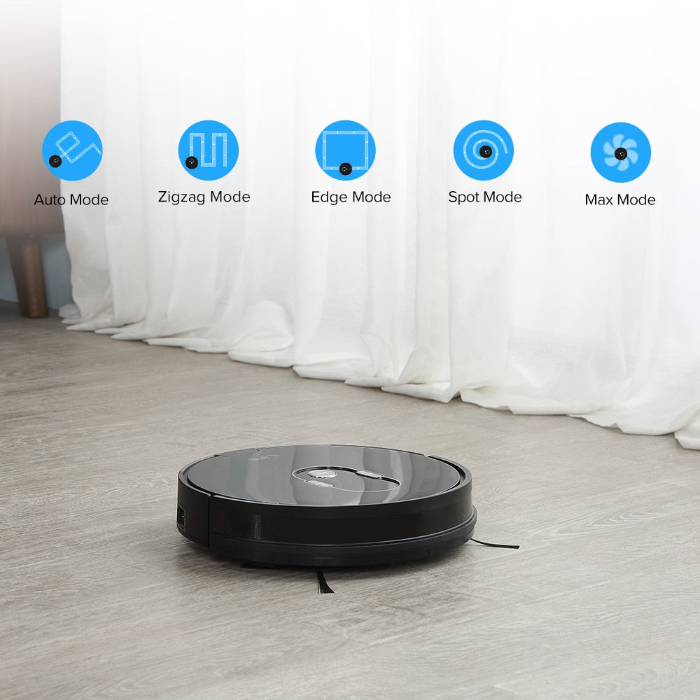 ILIFE A7 Robot Cleaner Vacuum Smart APP Remote Control for Hard Floor and Carpet Auto Recharge Appliances,Household cleaning